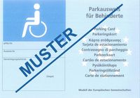 Parkausweis fuer Behinderte